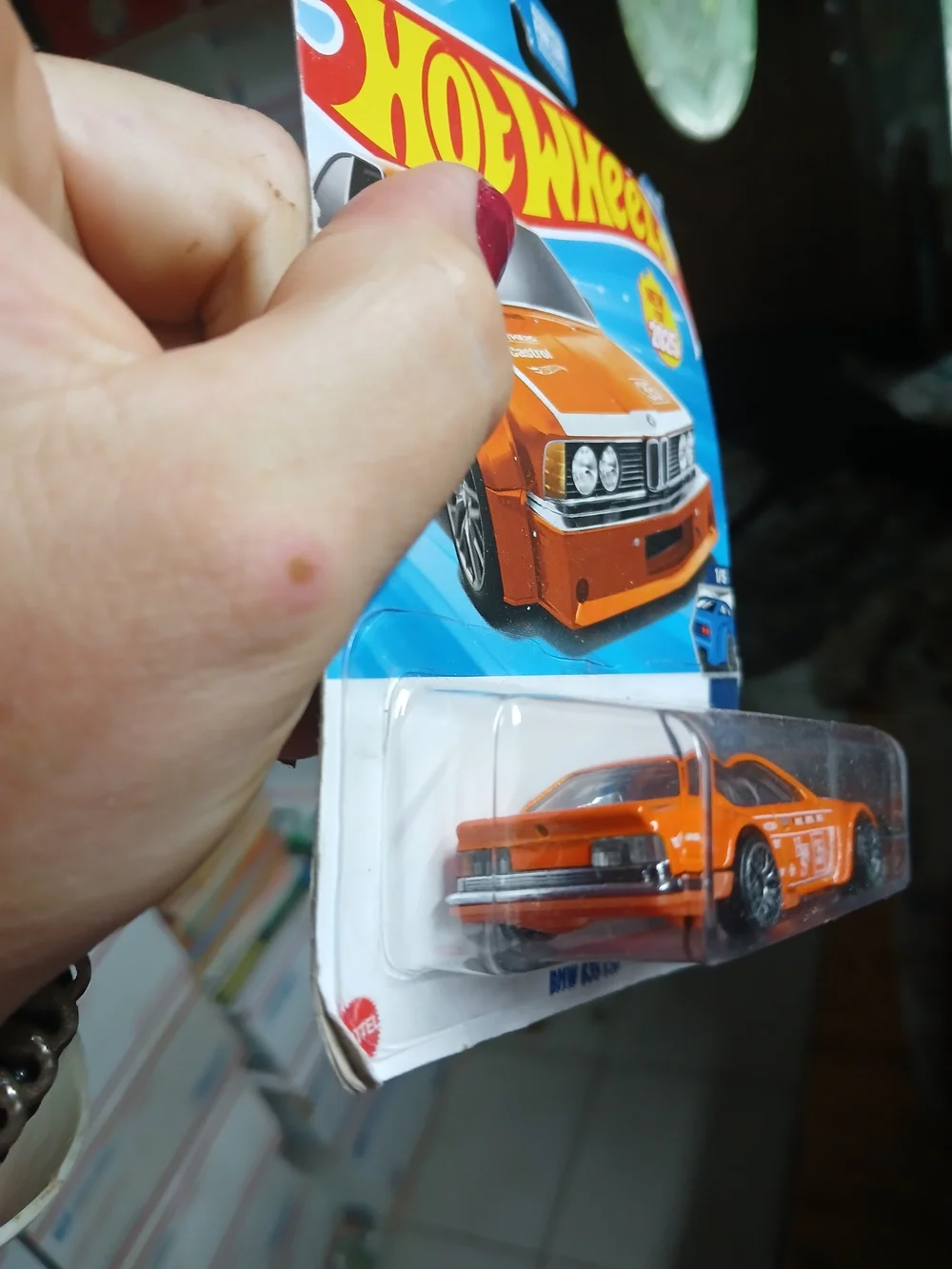 vibrant orange Hot Wheels Wild Widebody BMW 635 CSi from the 2025 mainline serie